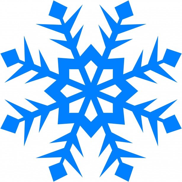 nieve azul